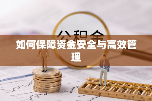 城关如何保障资金安全与高效管理