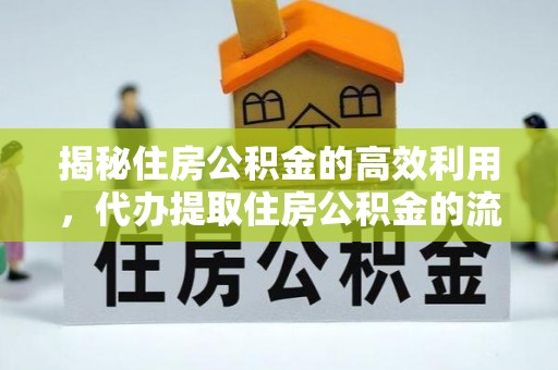 城关揭秘住房公积金的高效利用，代办提取住房公积金的流程与技巧