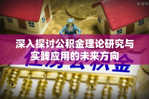 城关深入探讨公积金理论研究与实践应用的未来方向