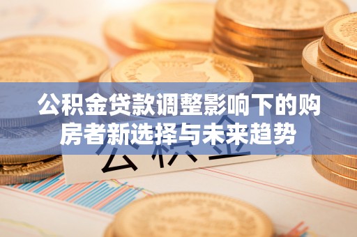 城关公积金贷款调整影响下的购房者新选择与未来趋势